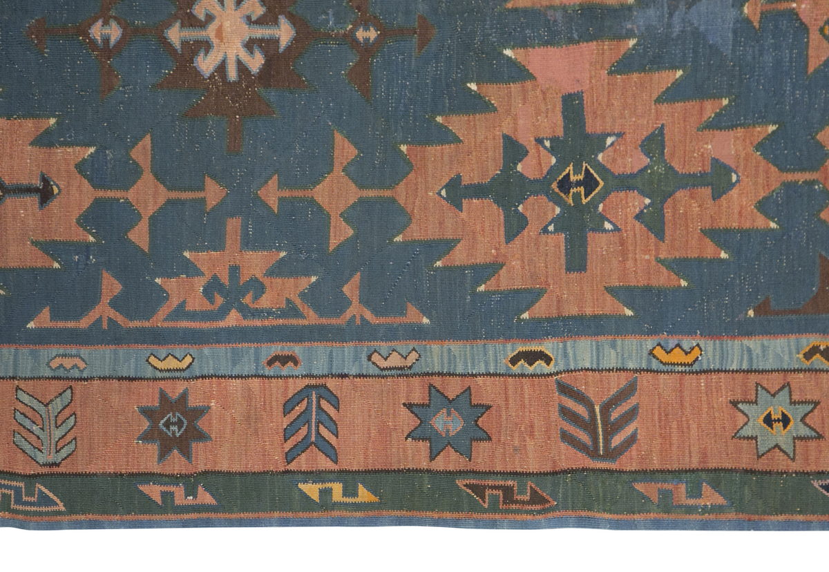 Caucasian Avar Kilim, 151 x 285 cm / 5 x 9'4 feet