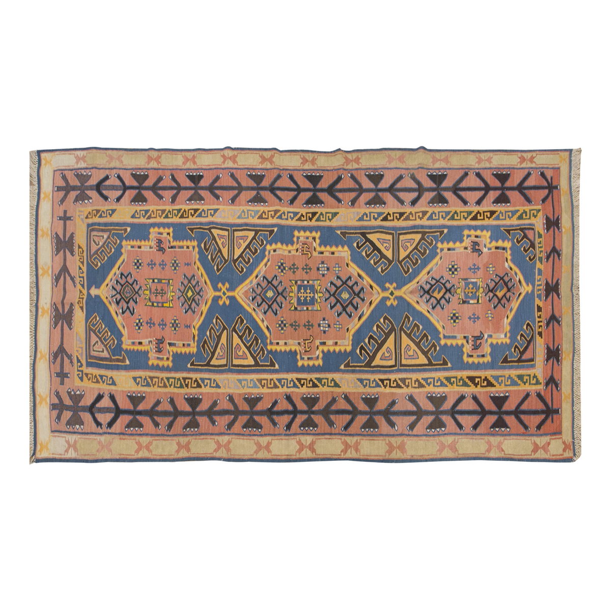Caucasian Avar Kilim, 166 x 310 cm / 5'5 x 10'2 feet