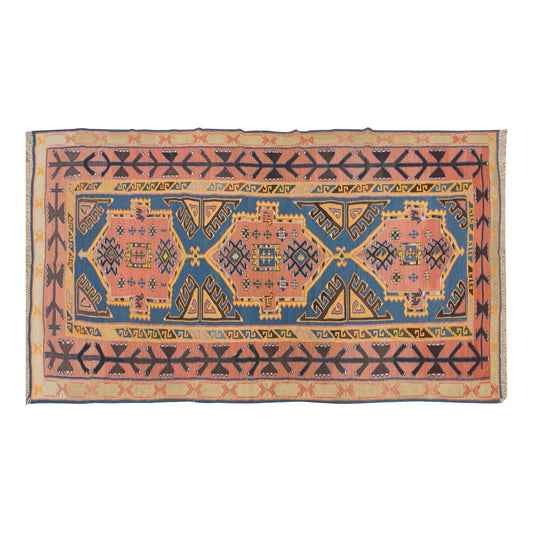Caucasian Avar Kilim, 166 x 310 cm / 5'5 x 10'2 feet