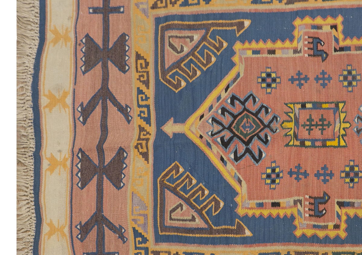 Caucasian Avar Kilim, 166 x 310 cm / 5'5 x 10'2 feet