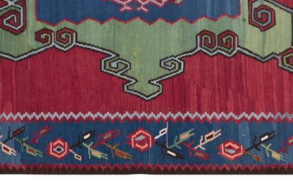 Caucasian Azerbaijan Kilim, 184 x 278 cm / 6 x 9'1 feet