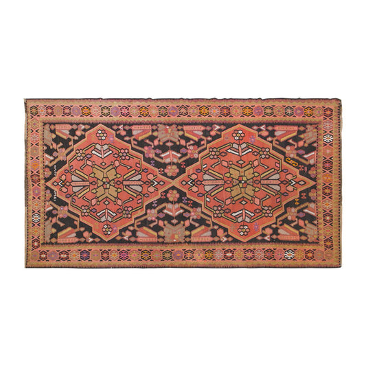 Caucasian Azerbaijan Kilim, 225 x 402 cm / 7'5 x 13'2 feet