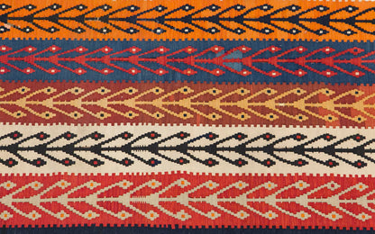 Caucasian Azerbaijan Kilim, Tree of Life Design Kilim, 162 x 340 cm / 5'4 x 11'2 feet