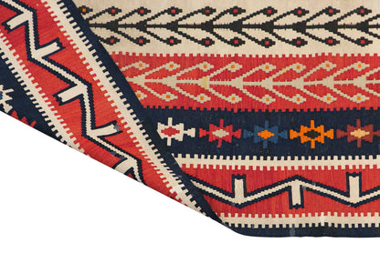 Caucasian Azerbaijan Kilim, Tree of Life Design Kilim, 162 x 340 cm / 5'4 x 11'2 feet