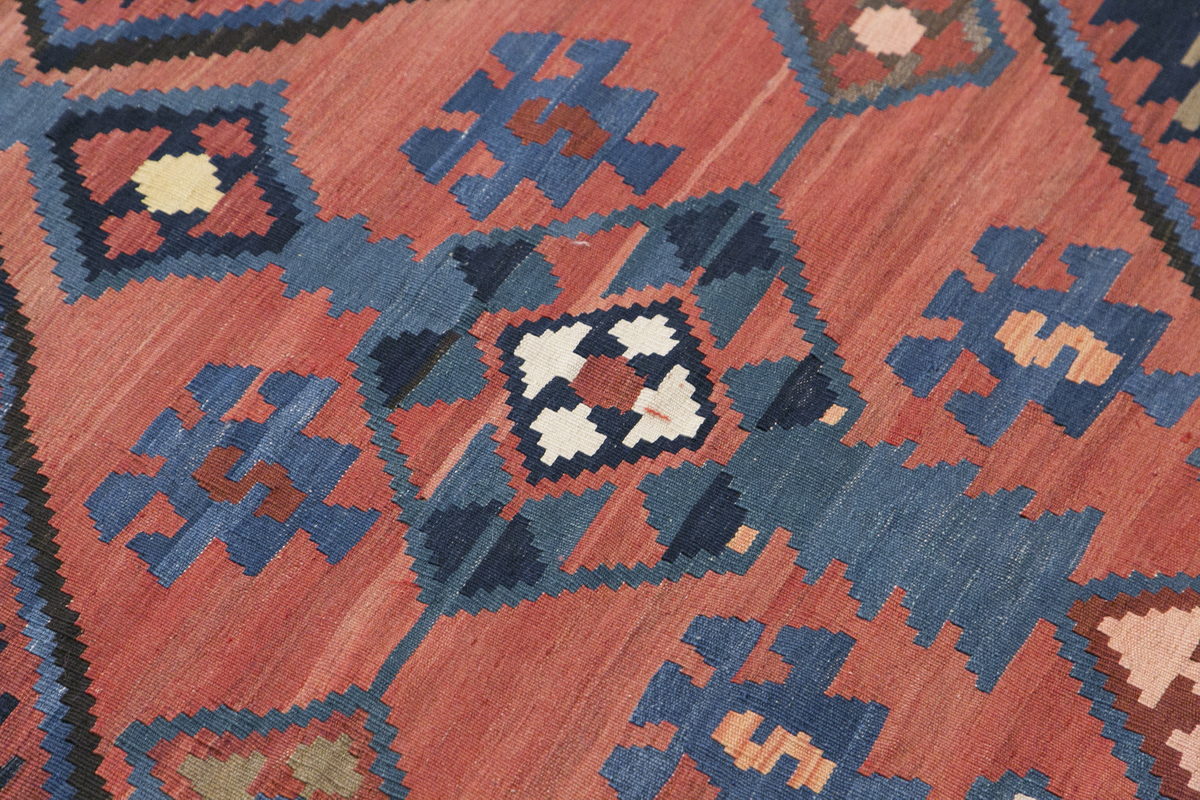 Caucasian Azerbaijan Kilim Runner, 177 x 520 cm / 6 x 17 feet