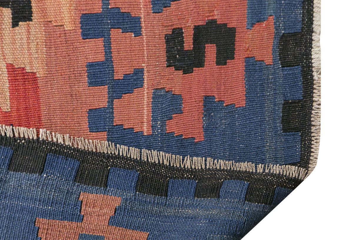 Caucasian Azerbaijan Kilim Runner, 177 x 520 cm / 6 x 17 feet