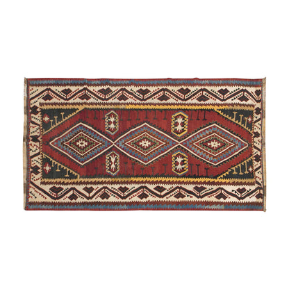 Caucasian Azerbaijan Şahnazar Kilim, 168 x 302 / 5'6 x 10 feet