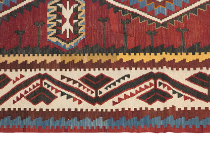 Caucasian Azerbaijan Şahnazar Kilim, 168 x 302 / 5'6 x 10 feet