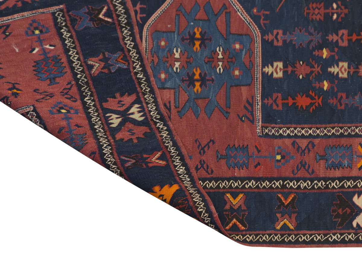 Caucasian Dağıstan Dum Kilim, 153 x 270 cm / 5 x 9 feet