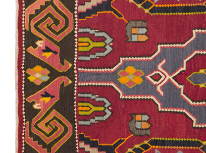 Caucasian Dağıstan Kilim, 155 x 272 cm / 5'1 x 9 feet