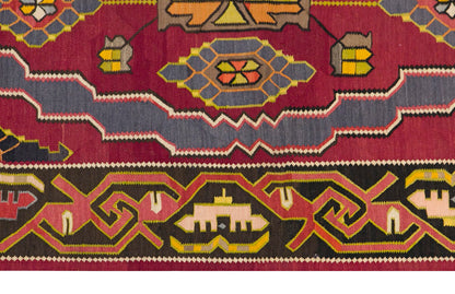 Caucasian Dağıstan Kilim, 155 x 272 cm / 5'1 x 9 feet