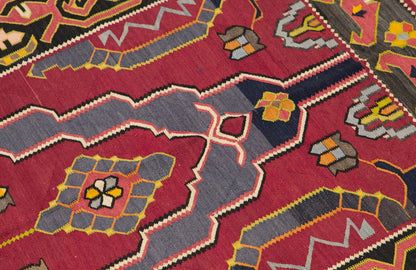 Caucasian Dağıstan Kilim, 155 x 272 cm / 5'1 x 9 feet