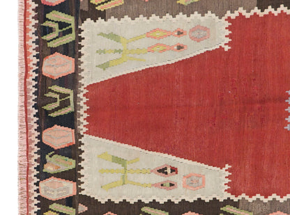 Caucasian Karabağ Kilim, 117 x 200 cm / 4 x 6'7 feet