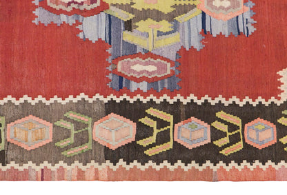 Caucasian Karabağ Kilim, 117 x 200 cm / 4 x 6'7 feet