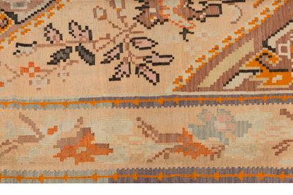 Caucasian Karabağ Kilim, 148 x 236 cm  / 5 x 7'9 feet