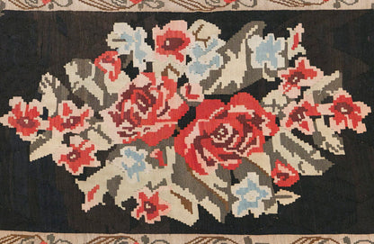 Caucasian Karabağ Kilim, 176 x 285 cm / 5'9 x 9'4 feet