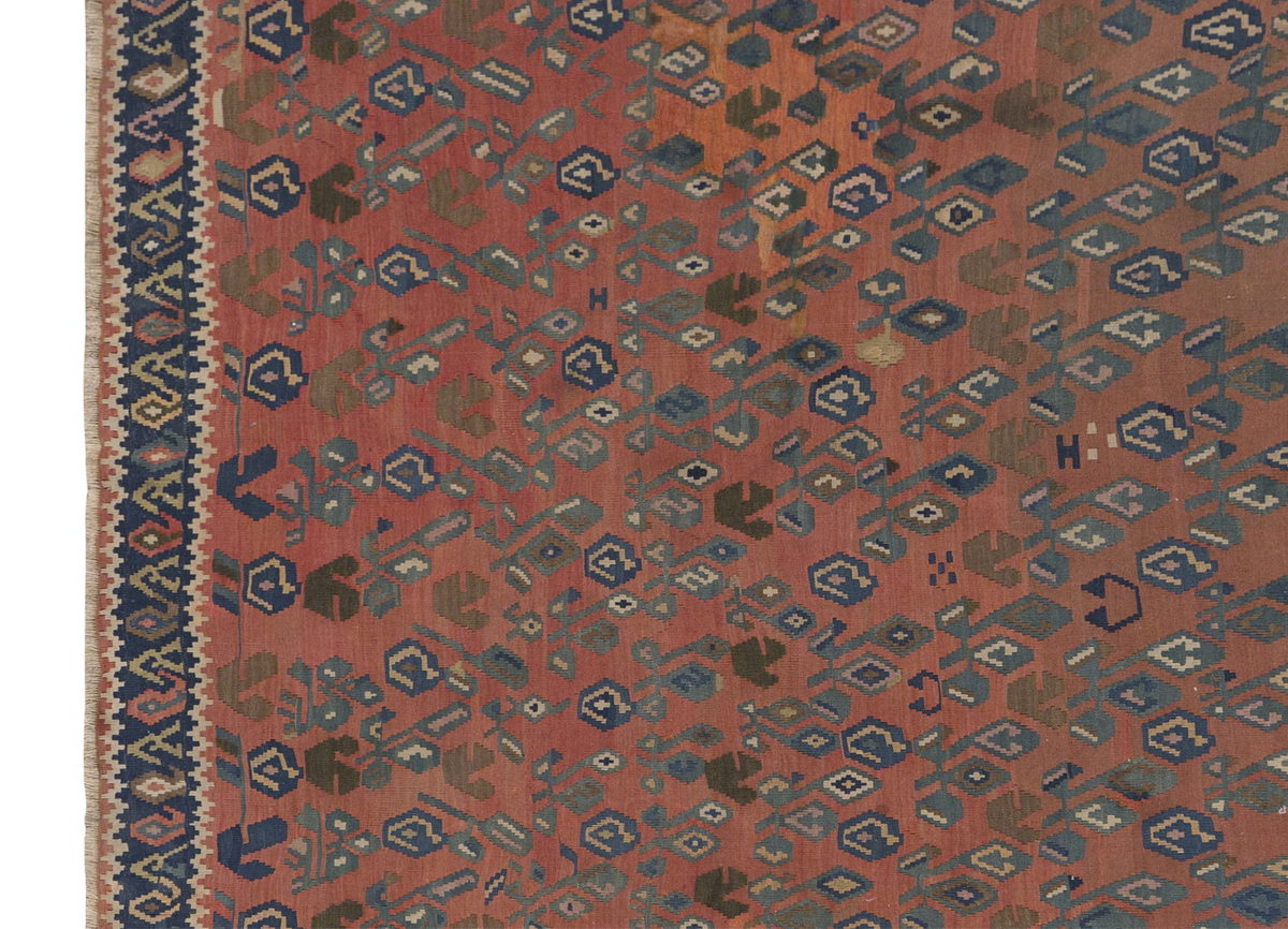 Caucasian Karabağ Kilim Rug, 191 x 313 cm / 6'3 x 10'3 feet