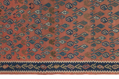 Caucasian Karabağ Kilim Rug, 191 x 313 cm / 6'3 x 10'3 feet
