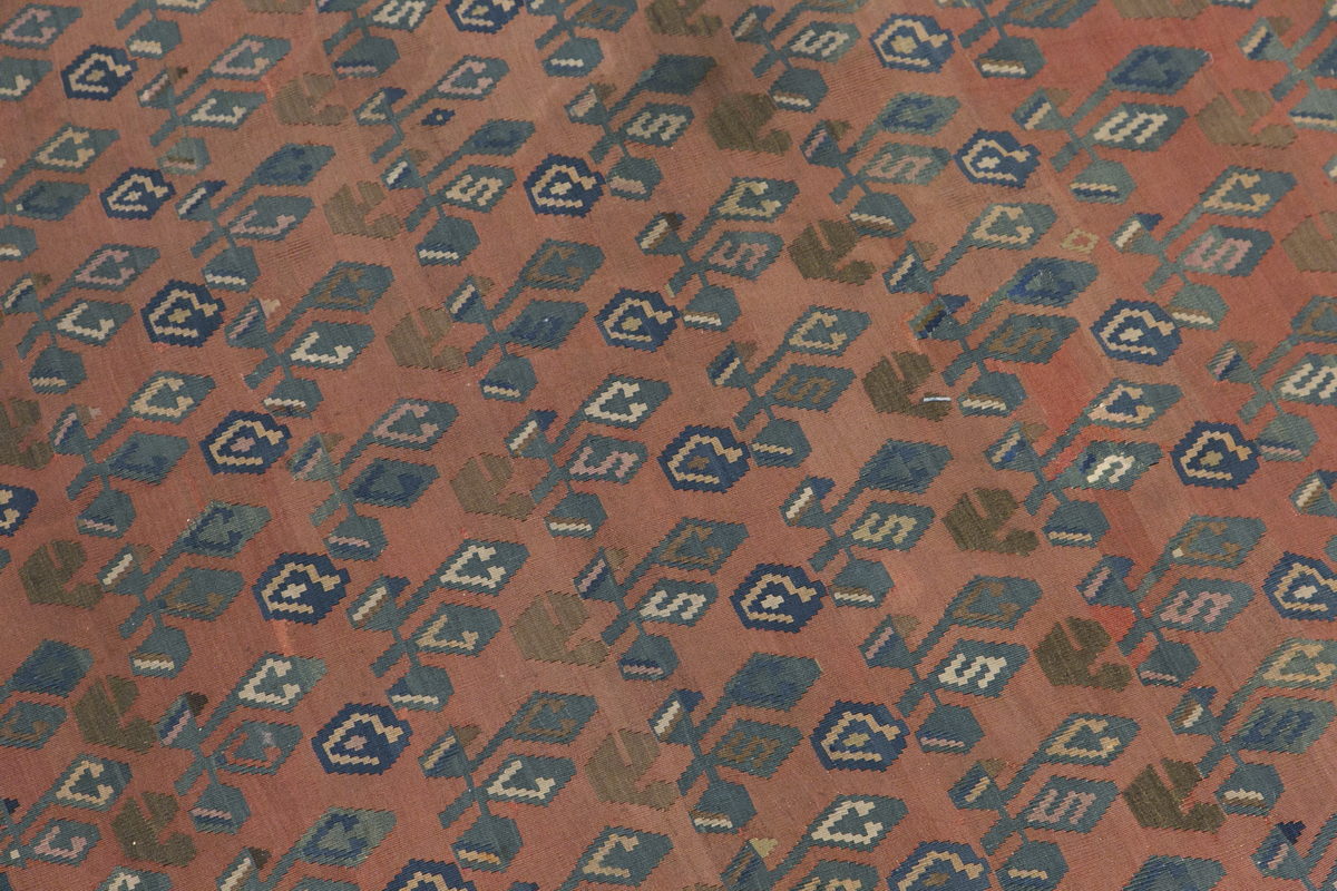 Caucasian Karabağ Kilim Rug, 191 x 313 cm / 6'3 x 10'3 feet
