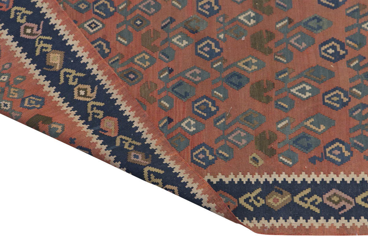 Caucasian Karabağ Kilim Rug, 191 x 313 cm / 6'3 x 10'3 feet
