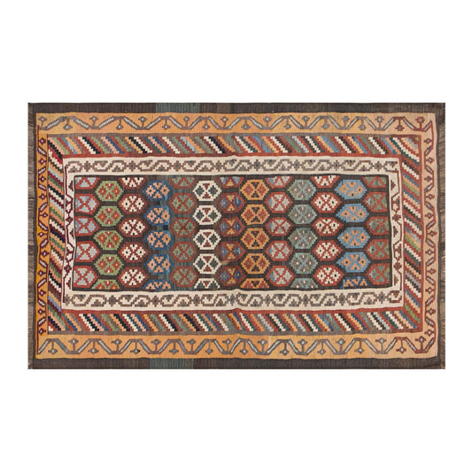 Caucasian Kilim, 138 x 195 cm / 4'6 x 6'5 feet