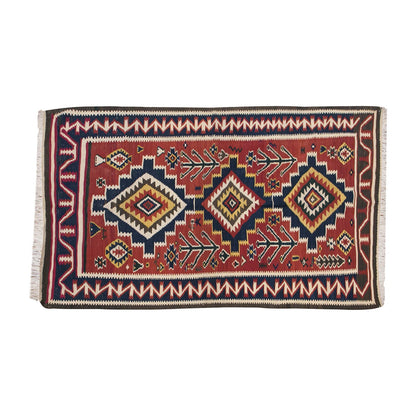 Caucasian Kilim, 166 x 285 cm / 5'5 x 9'4 feet
