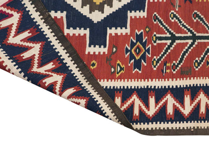 Caucasian Kilim, 166 x 285 cm / 5'5 x 9'4 feet