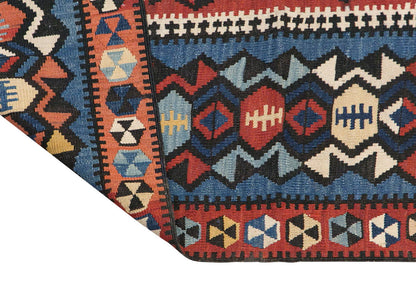 Caucasian Kilim Rug, 197 x 320 cm / 6'6 x 10'6 feet