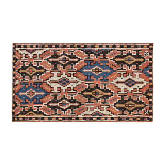 Caucasian Kuba Kilim, 80 Years Old, 181 x 318 cm / 5'11 x 10'5 feet