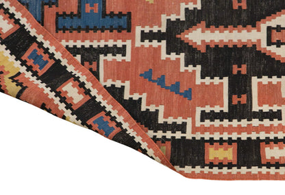 Caucasian Kuba Kilim, 80 Years Old, 181 x 318 cm / 5'11 x 10'5 feet