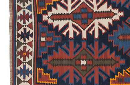 Caucasian Kuba Kilim Rug, 147 x 305 cm / 5 x 10 feet