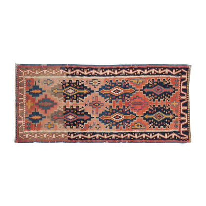 Caucasian Kuba Runner Kilim, 148 x 340 cm / 5 x 12'2 feet