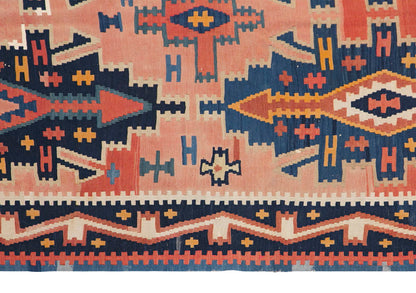 Caucasian Kuba Runner Kilim, 148 x 340 cm / 5 x 12'2 feet