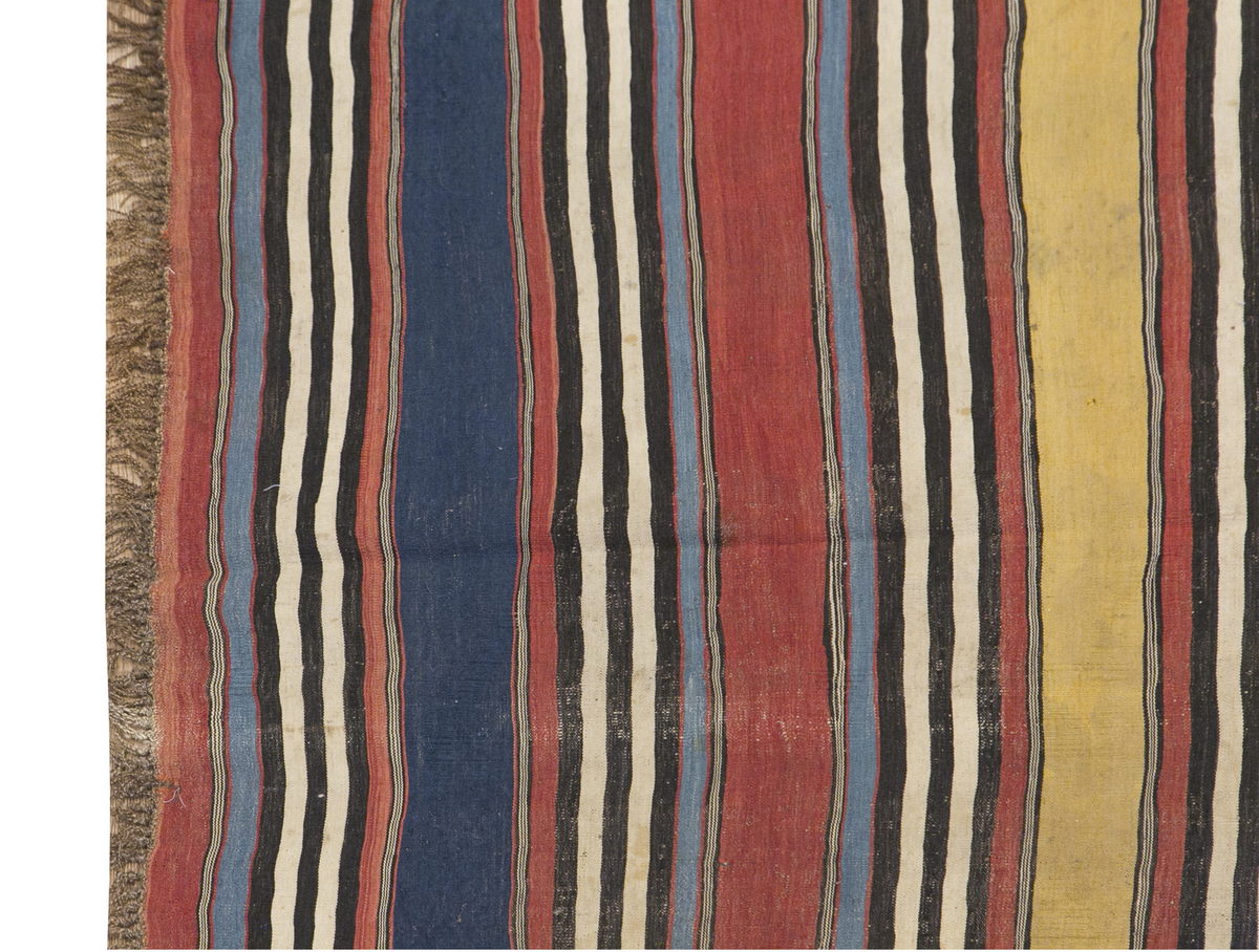 Caucasian Stipe Kilim, 133 x 190 cm / 4'4 x 6'3 feet