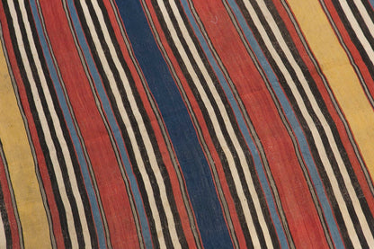 Caucasian Stipe Kilim, 133 x 190 cm / 4'4 x 6'3 feet