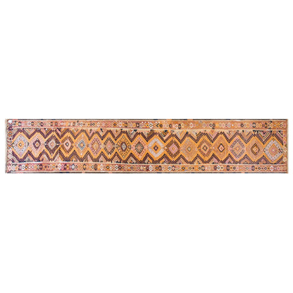 Caucasian tribal kilim, 3.7 x 23.6 ft kilim, 110 x 718 cm