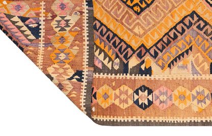 Caucasian tribal kilim, 3.7 x 23.6 ft kilim, 110 x 718 cm