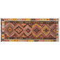 Colorful Kayseri Tribal Hallway Rug, 3.9 x 11.5 ft, 116 x 349 cm