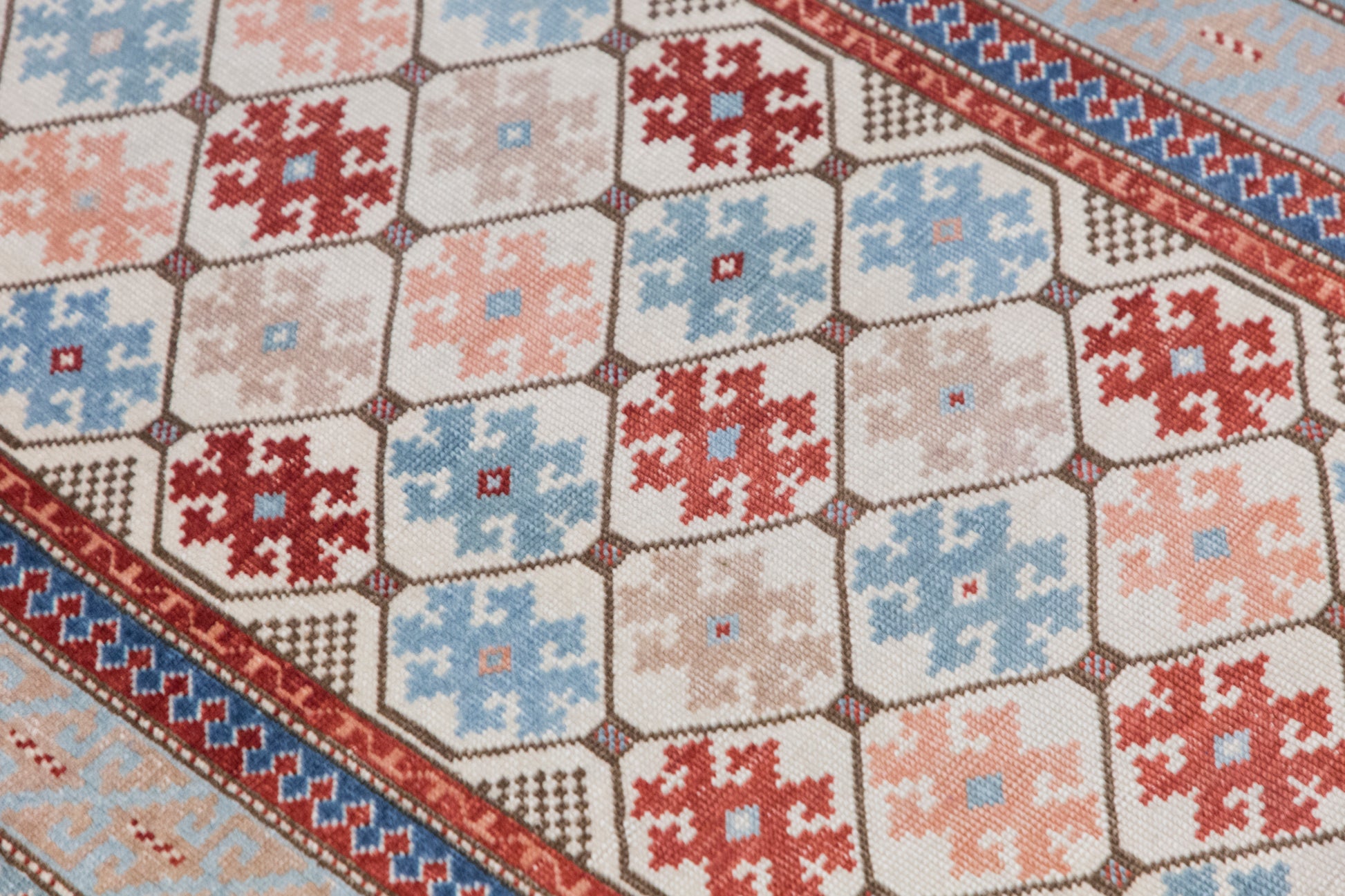Distressed Turkish Hallway Carpet, 3x9 ft, 92 x 280 cm