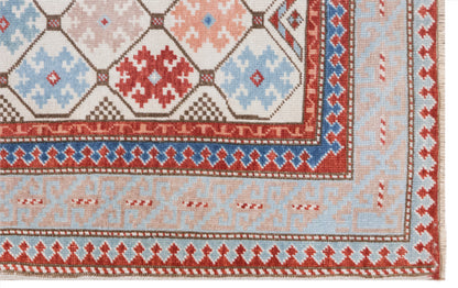 Distressed Turkish Hallway Carpet, 3x9 ft, 92 x 280 cm