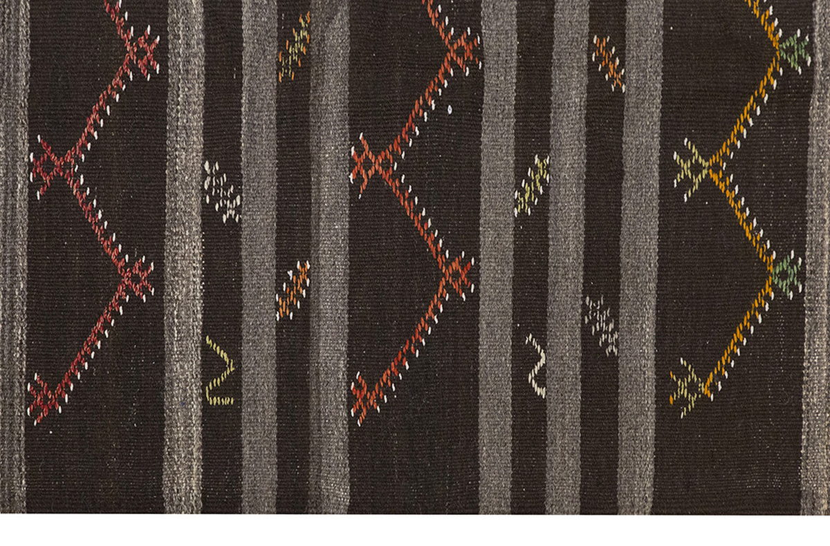 Embroidery Neutral Kilim 7'4" x 9'7" feet 224 x 291 cm
