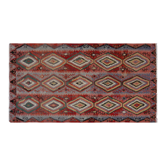 eşme tribal kilim, 6x10 ft kilim, 173x295 cm