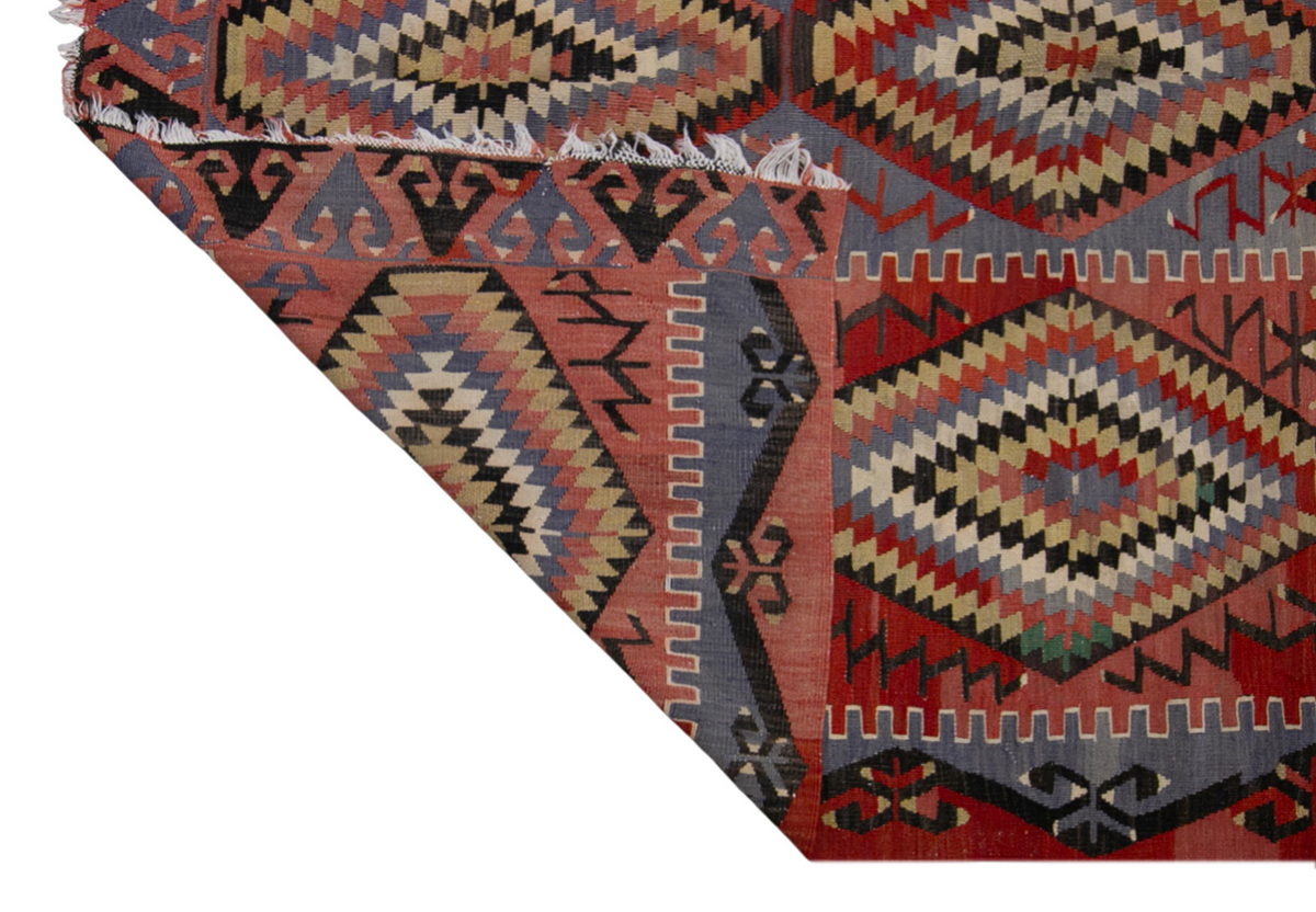 eşme tribal kilim, 6x10 ft kilim, 173x295 cm