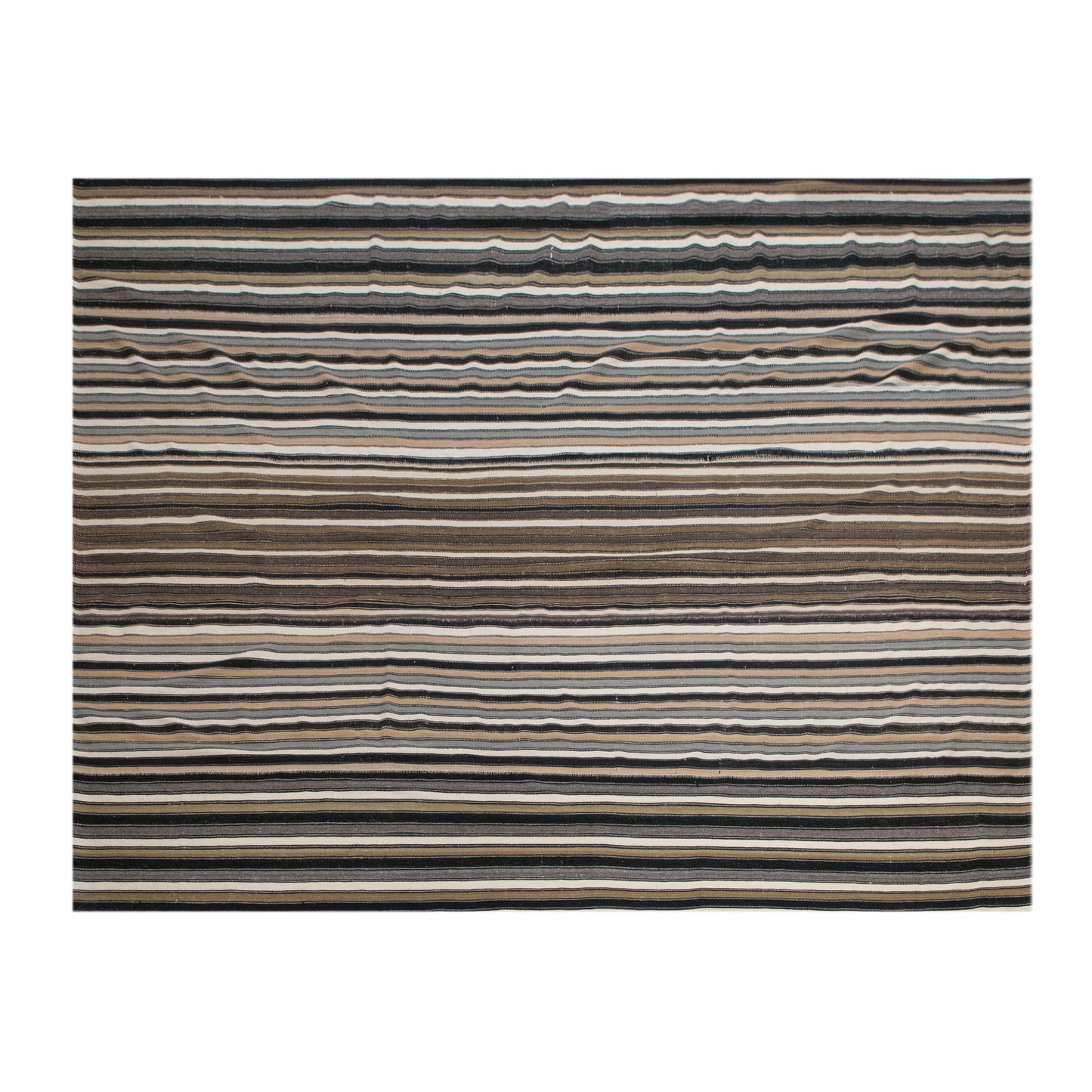 Extra Large Striped Goat Hair Rug  290 × 380 cm (9.5 × 12.5 ft)