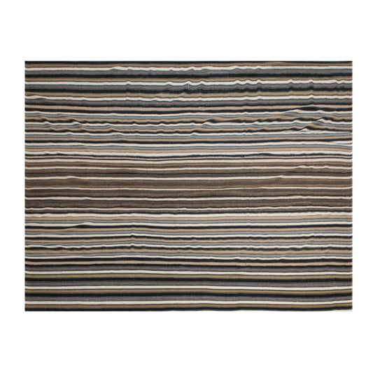 Extra Large Striped Goat Hair Rug  290 × 380 cm (9.5 × 12.5 ft)