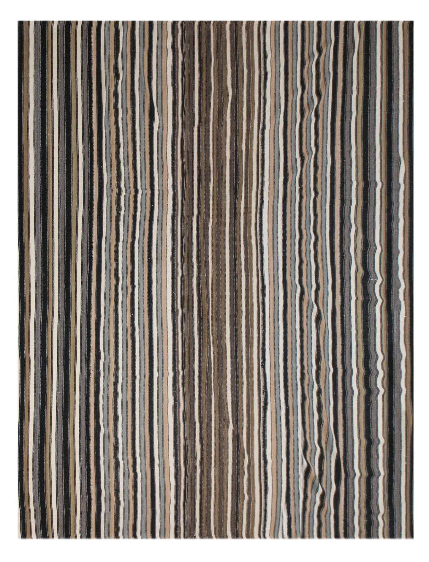 Extra Large Striped Goat Hair Rug  290 × 380 cm (9.5 × 12.5 ft)