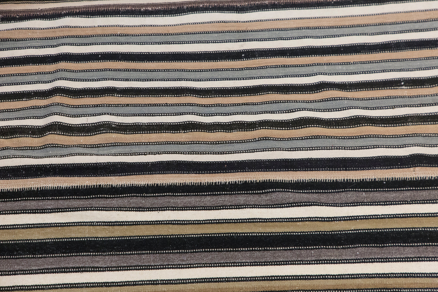 Extra Large Striped Goat Hair Rug  290 × 380 cm (9.5 × 12.5 ft)