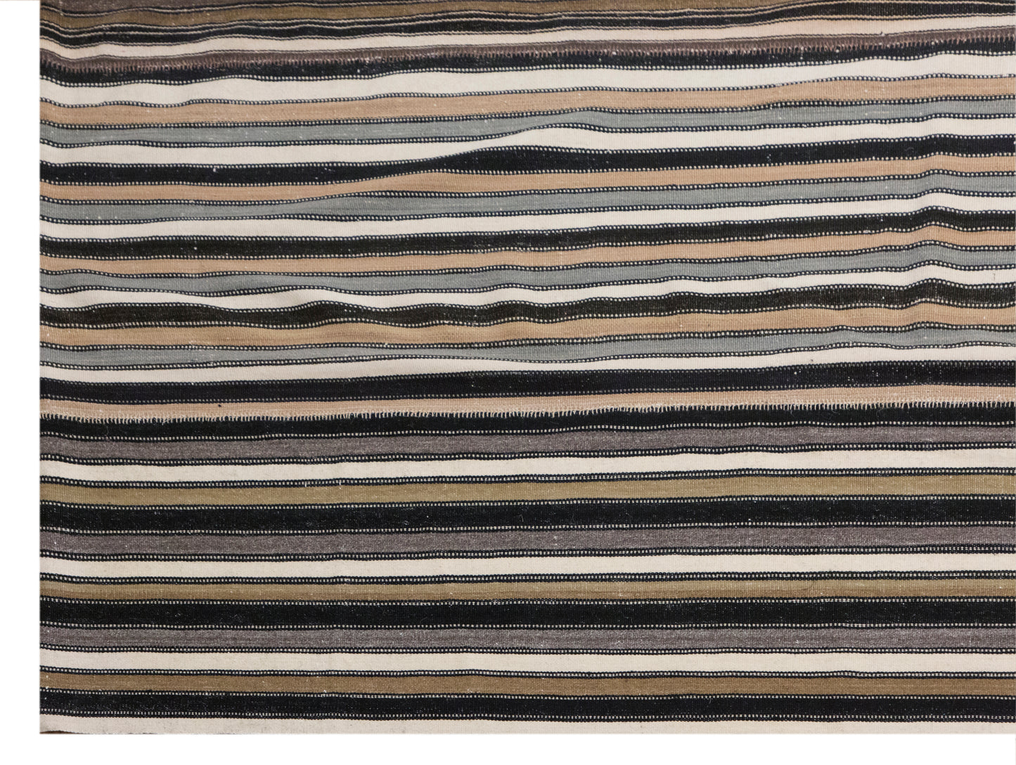 Extra Large Striped Goat Hair Rug  290 × 380 cm (9.5 × 12.5 ft)