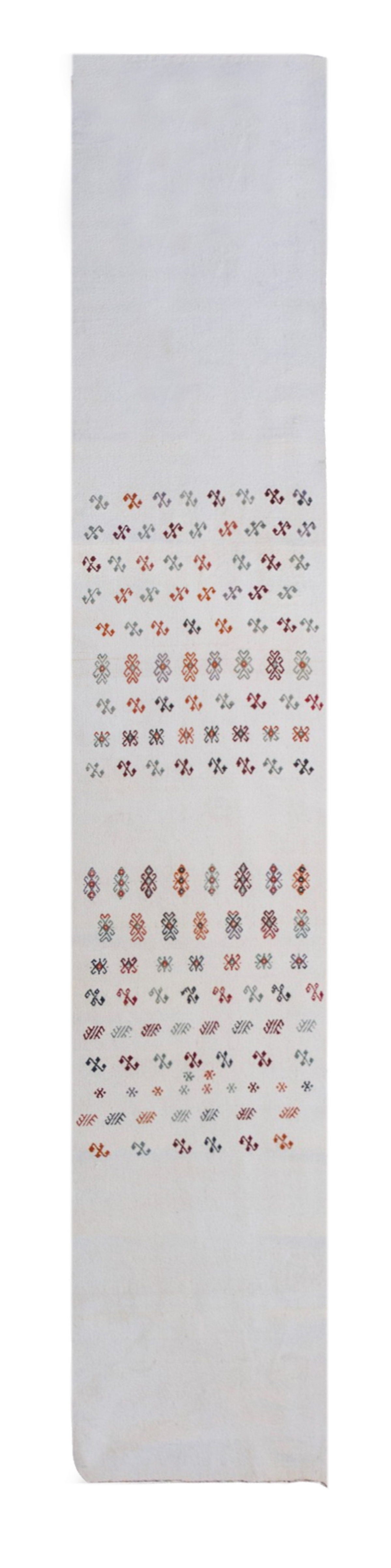 Extra Long Striped Kilim Runner – 70 x 444 cm | 2'3" x 14'7" ft