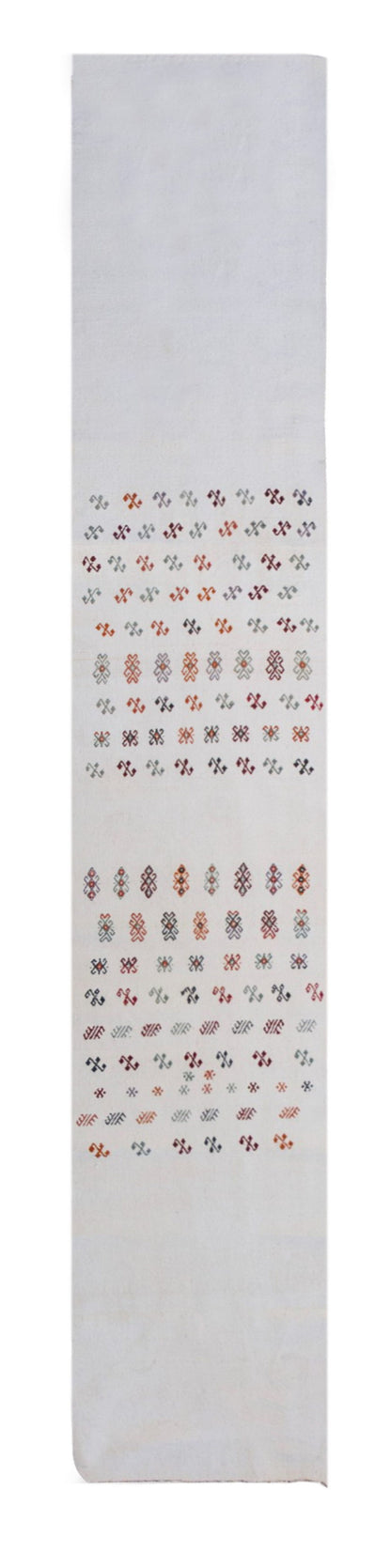 Extra Long Striped Kilim Runner – 70 x 444 cm | 2'3" x 14'7" ft